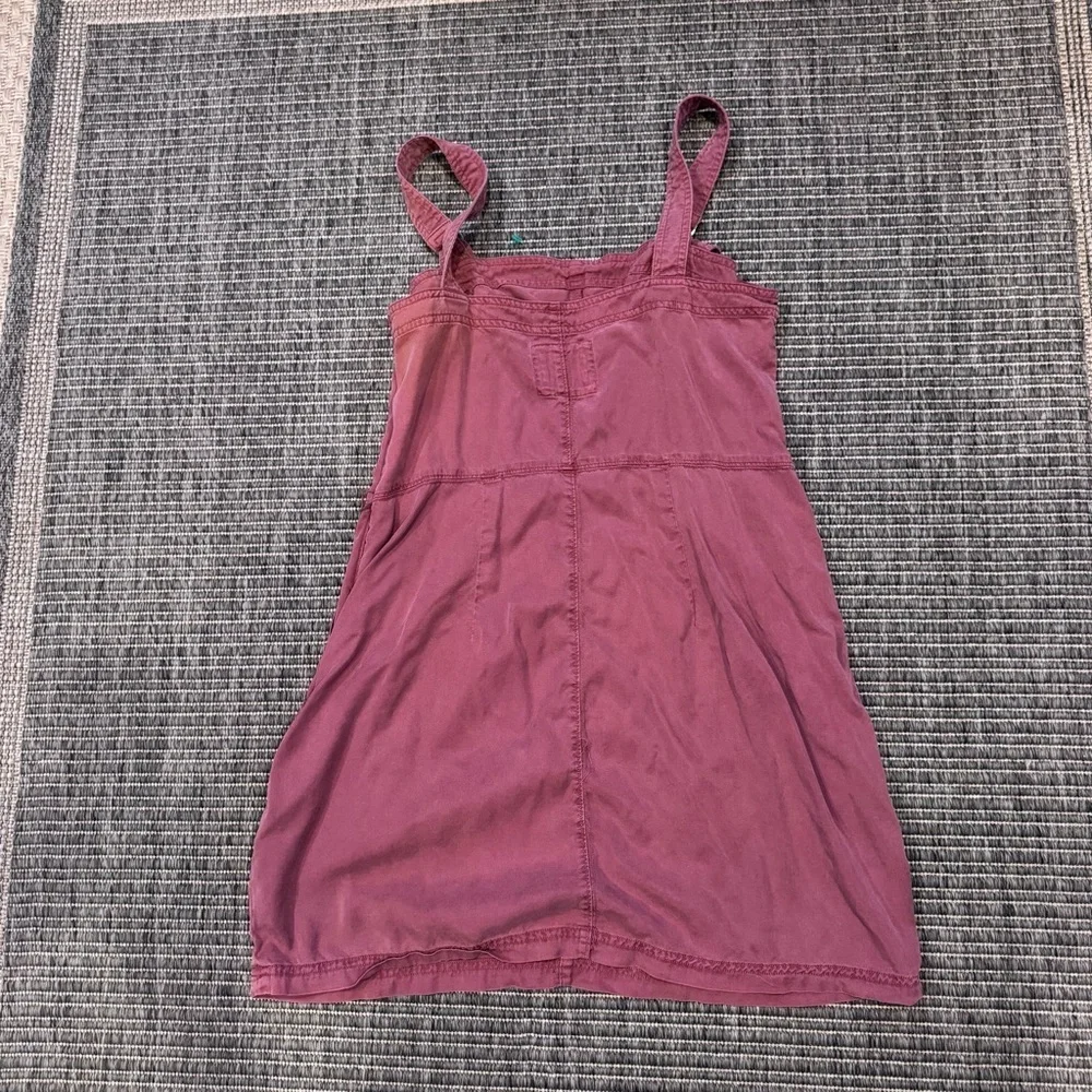 Abercrombie & Fitch Rose Pink Tie-Strap Casual Jumper Dress
